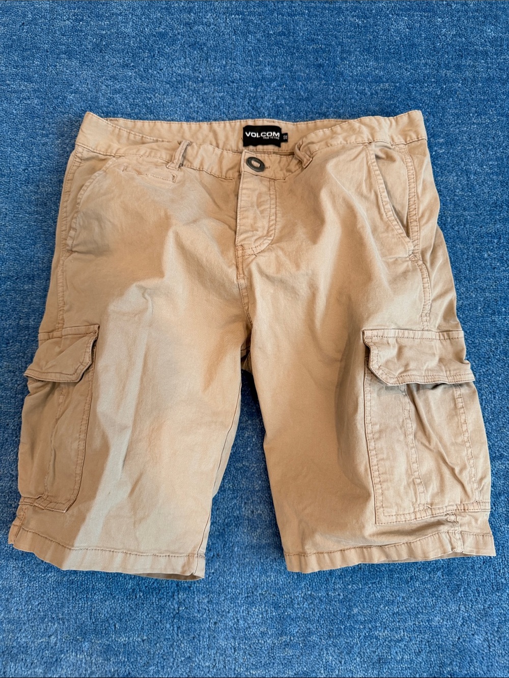 Volcom Men's Khaki Cargo Shorts